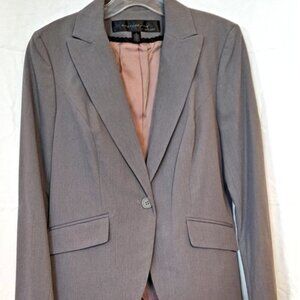 VINTAGE BLAZER JACKET SPORT COAT ~ CAREER CLASSIC ~ NEAR NEW 1990s LIGHT GRAY 8